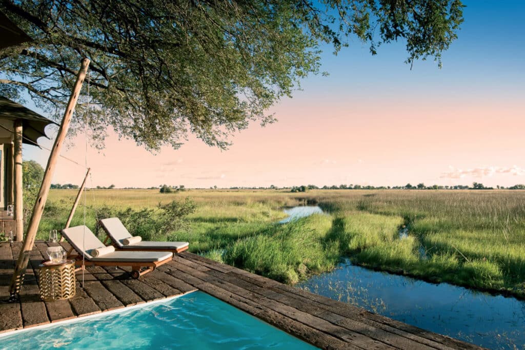 Best Luxury Safari Lodges & Camps of Botswana - Duba Plains camp ΓÇô Great Plains